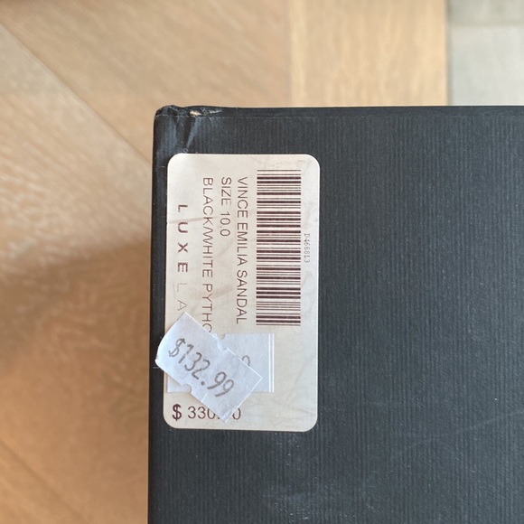 Vince platform python print 10m ladies sandals - brand new in box - Picture 5 of 5